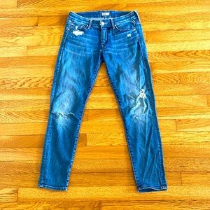 Mother cropped jeans